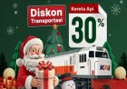 Jelang Nataru KAI Daop 7 Madiun Berikan Diskon Tiket 30 Persen Untuk KA Ekonomi Non Subsidi