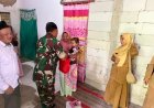 Percepat Penuruan Stunting, Babinsa Bersama Tiga Pilar Desa Sumberejo dan Tim Kunjungi Rumah Balita Stunting