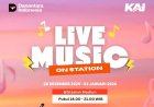 KAI Daop 7 Madiun Hadirkan Live Music di Stasiun Madiun