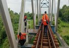 Pasca Pencurian Baut Rel Daop 7 Madiun Intensifkan Pemeriksaan Jalur KA