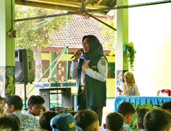 KAI Daop 7 Madiun Ajak Generasi Muda Tidak Lakukan Aksi Vandalisme